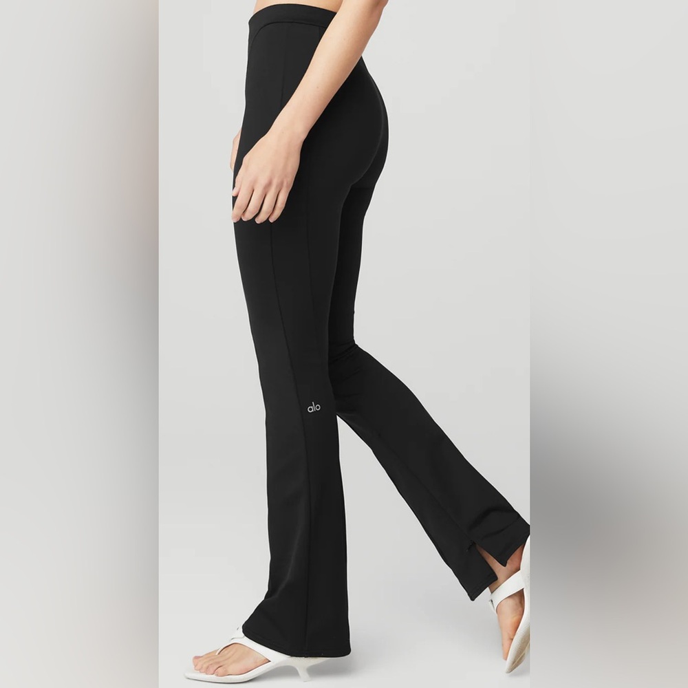 ALO Yoga Black Flared Pants - Picture 2 of 14